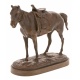Бронзовая скульптура "Оседланная лошадь" (Лансере Е.А., копия)