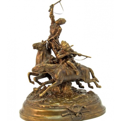 Скульптура «Джигитовка лезгин» (Лансере Е.А., копия)