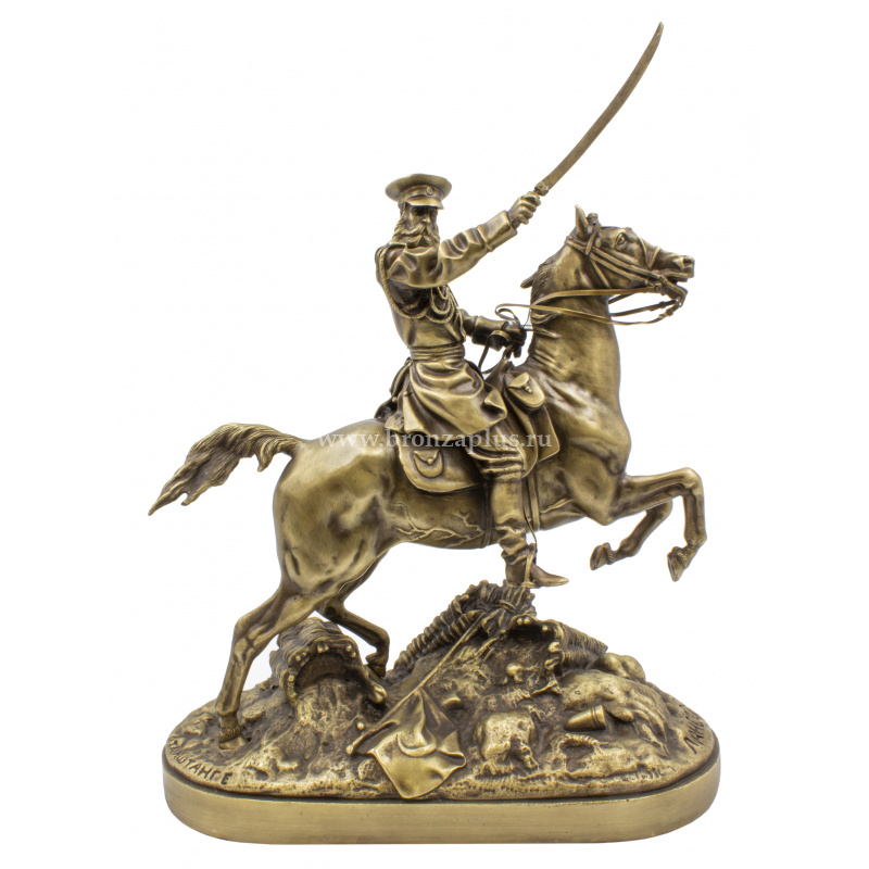 Бронзовая скульптура "Скобелев"  (Лансере Е.А., копия) 