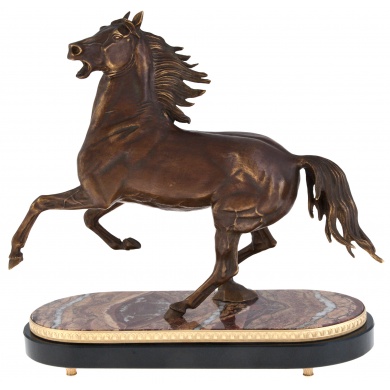 Бронзовая статуэтка "Бегущая лошадь"