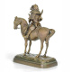 Бронзовая скульптура "Самурай на лошади"