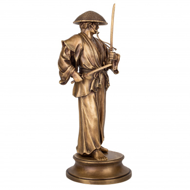 Скульптура "Самурай с двумя мечами" 