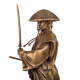 Скульптура "Самурай с двумя мечами" 