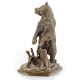 Скульптура "Медведь на задних лапах"