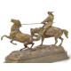 Скульптура "Ловля дикой лошади"