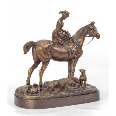 Скульптура "Амазонка на лошади"