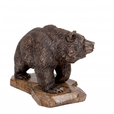 Скульптура "Медведь идущий". Авторская работа