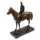 Бронзовая скульптура "Жокей на коне"