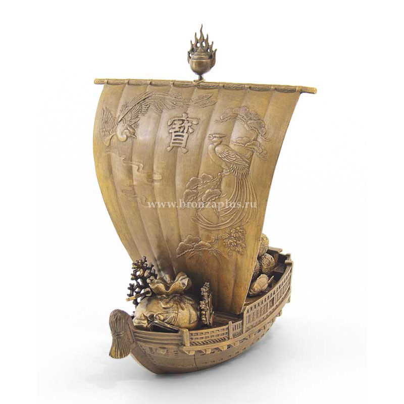 Статуэтка "Японский корабль счастья Такарабунэ" 