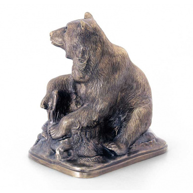 Статуэтка «Медведь на пне»