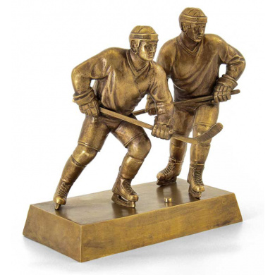 Бронзовая статуэтка "Хоккеисты"