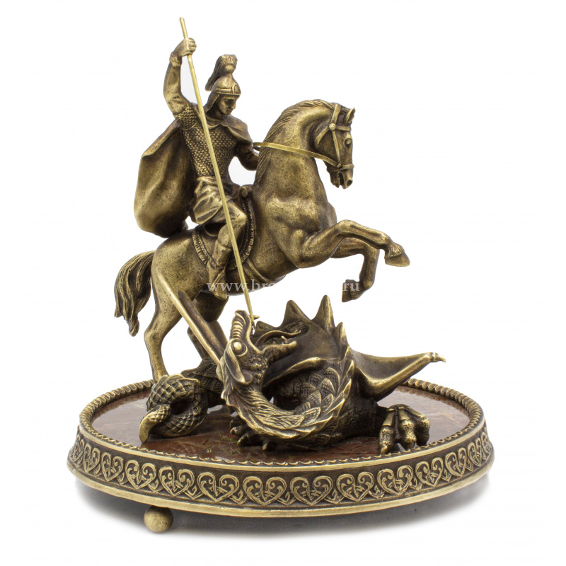 Бронзовая статуэтка "Георгий Победоносец"