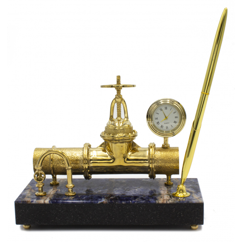 Настольный набор Труба с ручкой