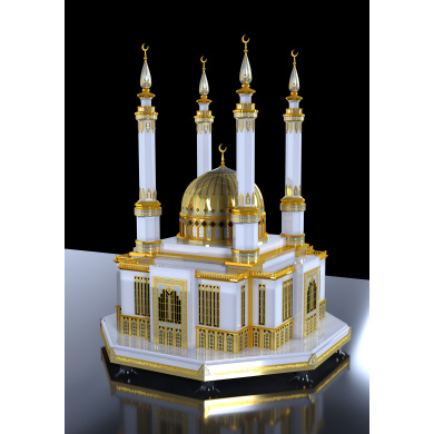 Мечеть из белой яшмы 