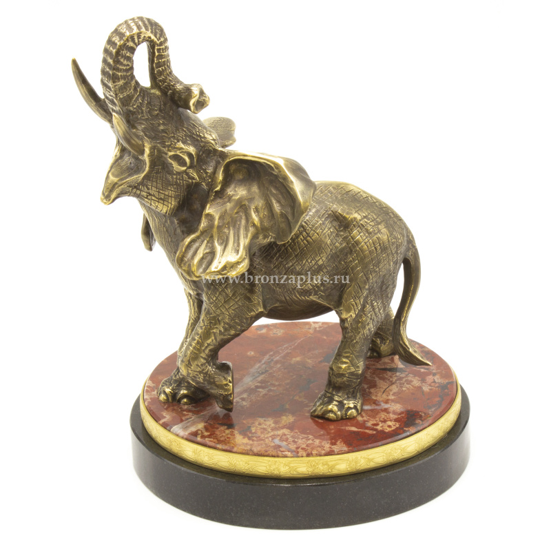 Бронзовая статуэтка "Слон" 