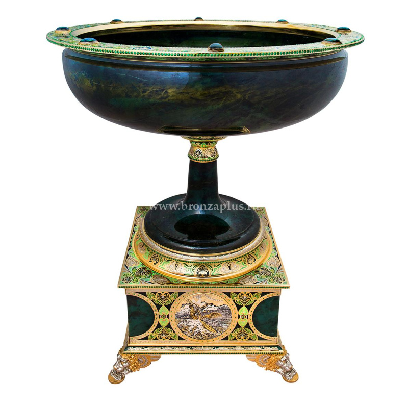 Ваза из нефрита (Авторская работа) 