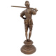 Бронзовая статуэтка "Швейцарец с ружьём" (пара)