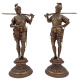 Бронзовая статуэтка "Швейцарец с ружьём" (пара)
