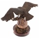 Бронзовая статуэтка «Орёл на ветке» 
