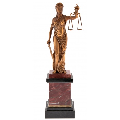 Бронзовая статуэтка "Богиня правосудия"
