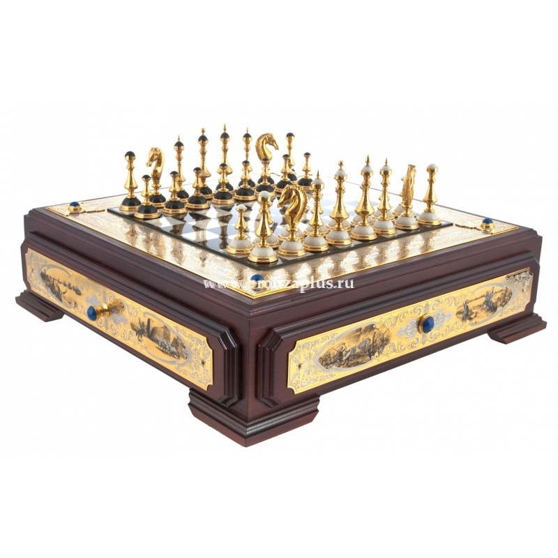 Шахматы-ларец "Поединок"